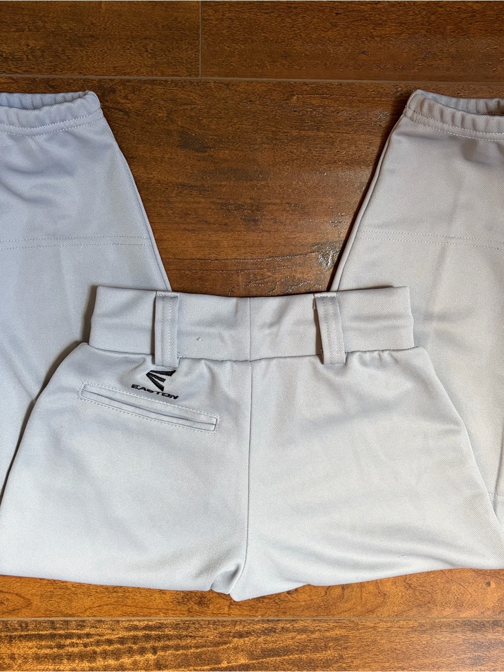 Boys Grey Easton Baseball Pants